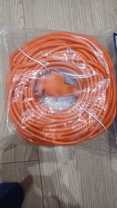 Przedłużacz ogrodowy, budowlany gruby 30m 3x1.5mm^2