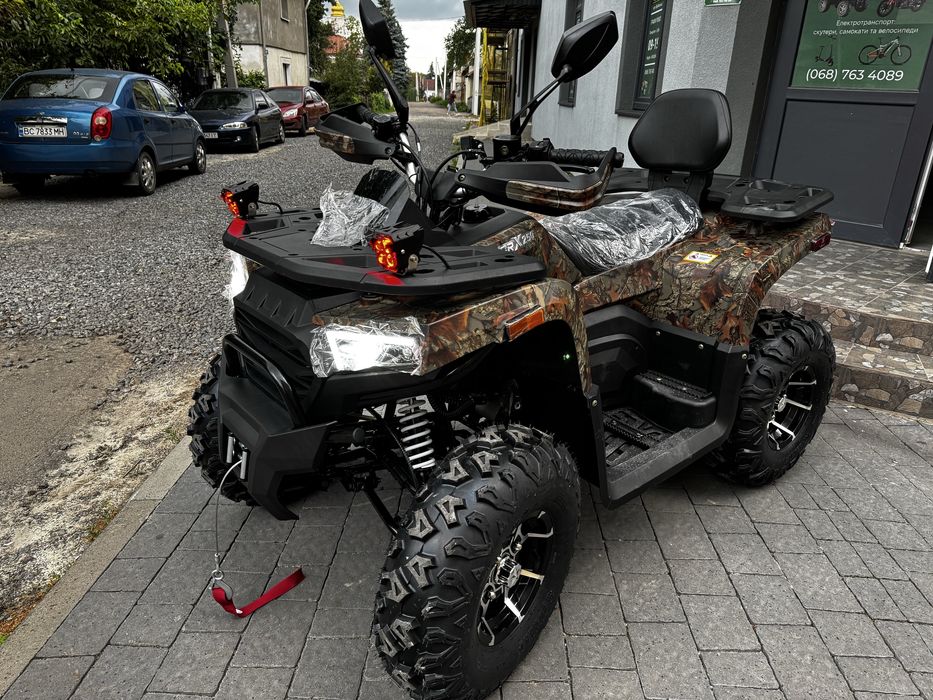 Квадроцикл SHARX 250СС Охолодження Мсляне! Лед фари! Лебідка!