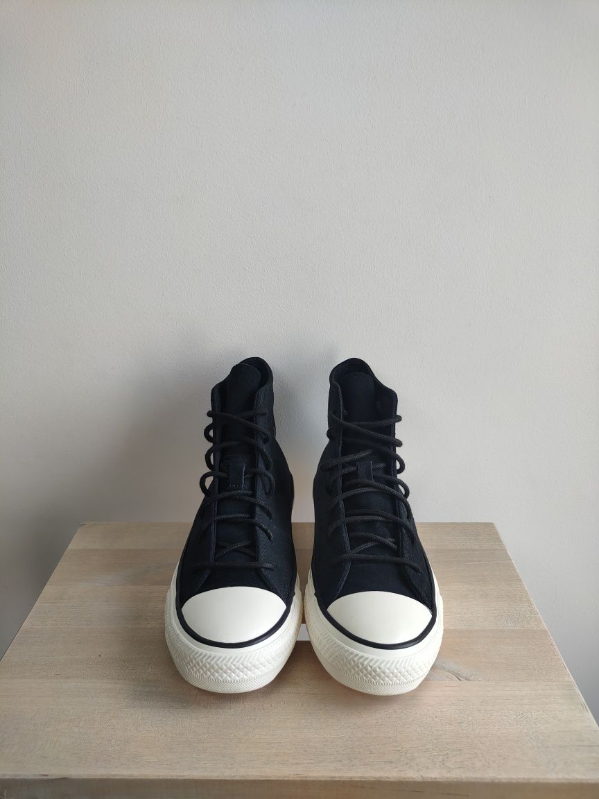 Trampki zamszowe damskie czarne Converse Chuck Taylor All Star 37,5