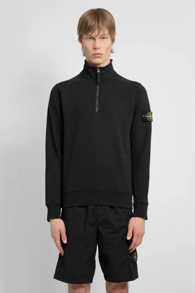 Світшот Stone Island 1/3 Zip Cotton Fleece