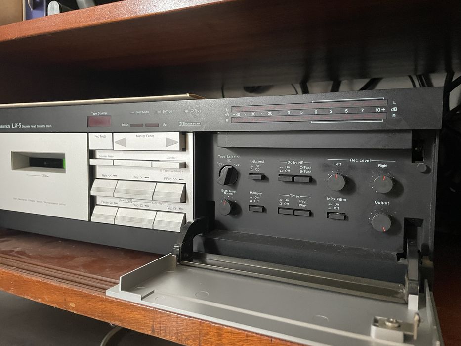 Nakamichi LX5 tape 3 head deck k7 (versão Americana)