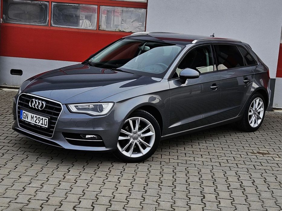 Audi A3 Sportback Atrakcyjny_100% Bezwypadkowy_Full Serwis_ASO_Ciemny Srodek_Bez wkładu!