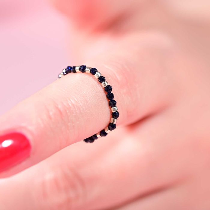 Pierścionek na gumce noc kairu