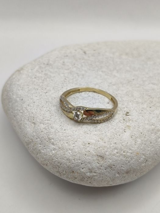 Złoty Pierścionek R.21 Pr.585 Nowy Zapraszamy