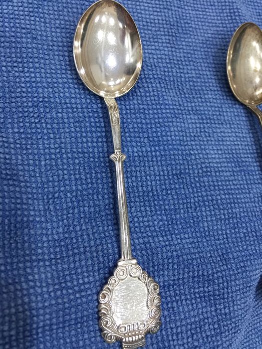 Srebrne lyzeczki kolekcjonerskie  6szt.