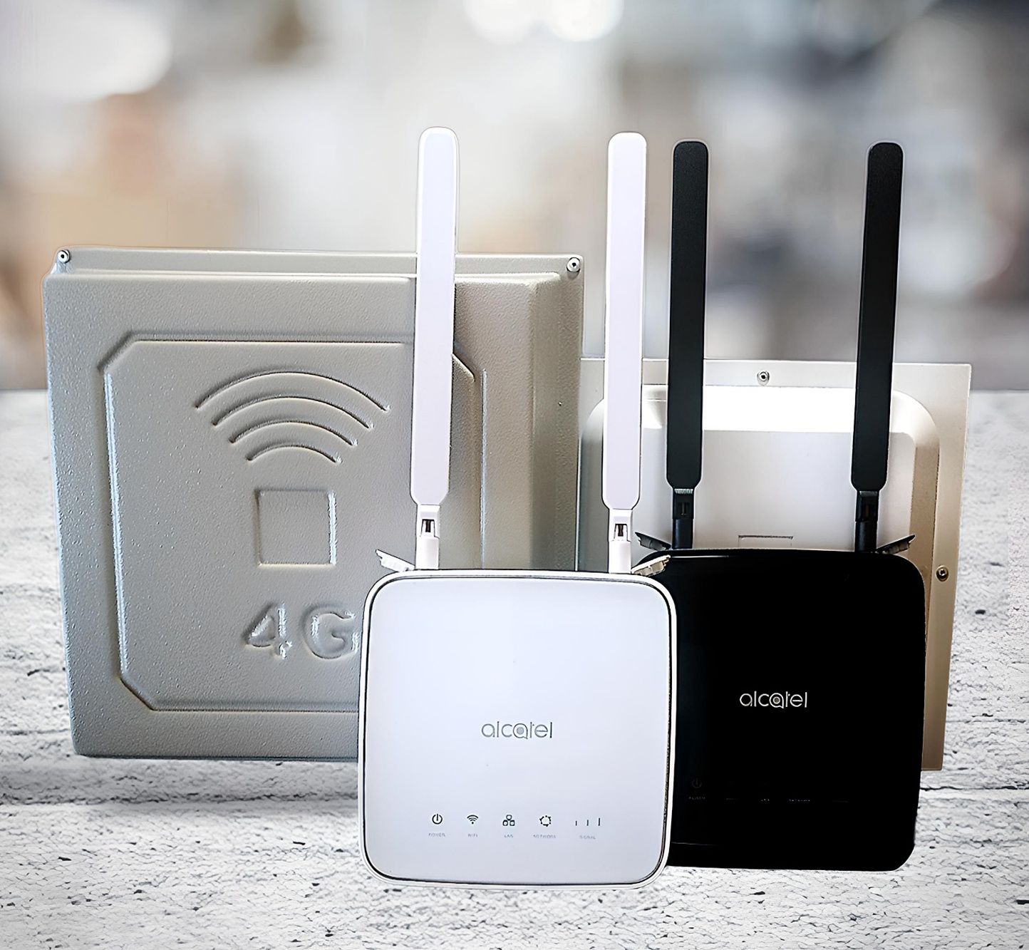 4G роутер інтернет без світла з сімкарти Alcatel hh40v Huawei zte mimo