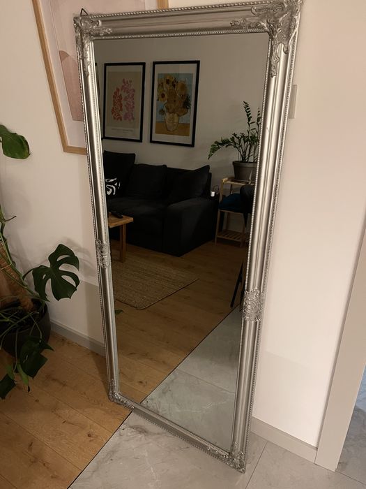 Lustro duze srebrne NORDBORG 72x162