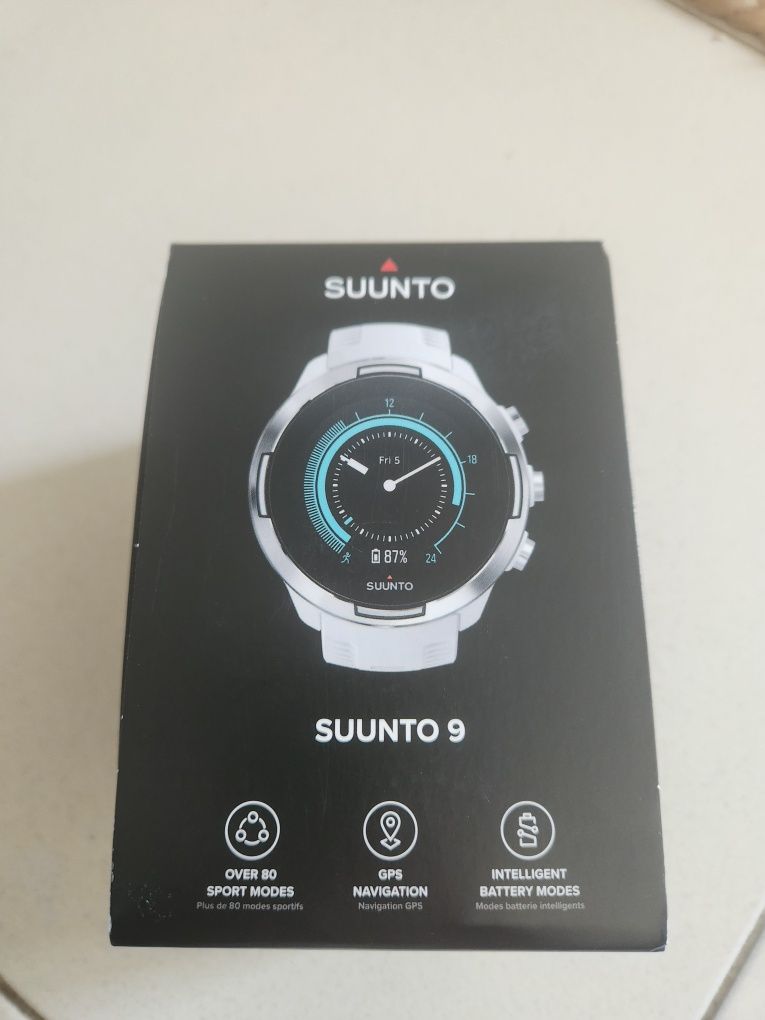 Suunto 9 branco ::: novo