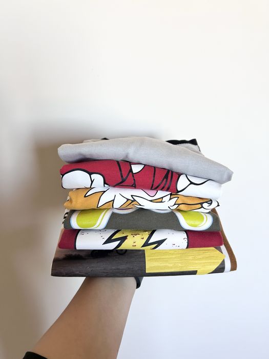 Komplet zestaw bluzek na długi rękaw T-shirt Zara h&M Reserved 122-128