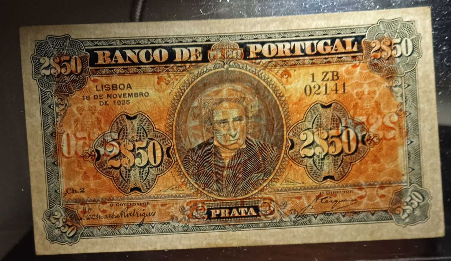 Nota 2$50 escudos 1925 - Portes Gratis