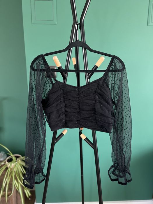 Bluzka top długi rękaw elegancka