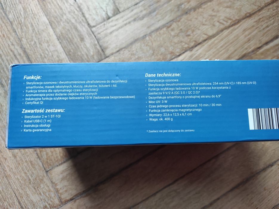 Sterylizator i ładowarka telefonu Maginon 2 w 1