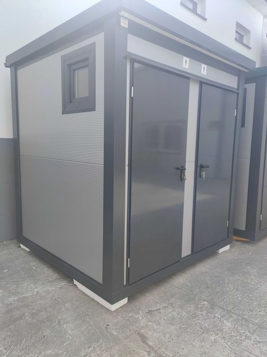 CAMPING pawilon toaleta budka kontener sanitarny wc socjalny kibel