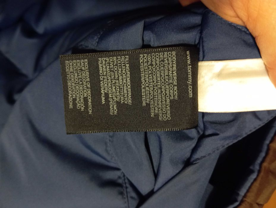Tommy Hilfiger Dwustronna puchowa kamizelka młodzieżowa