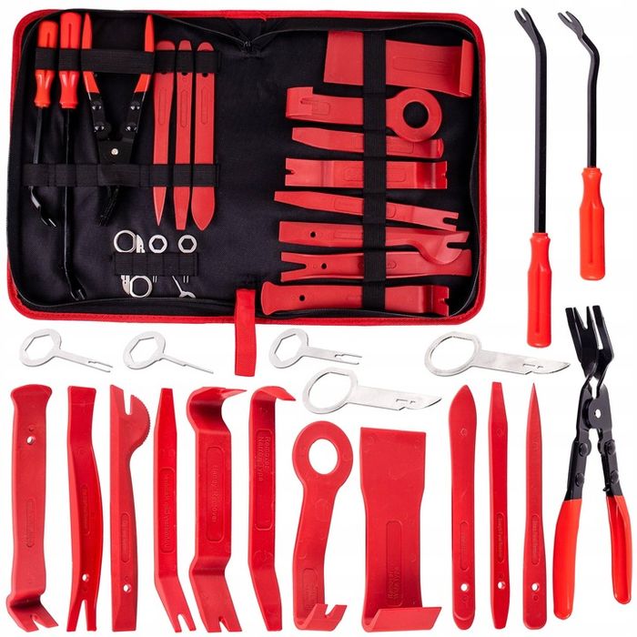 Zestaw Narzędzi Do Demontażu Usuwania Tapicerki Spinek Radia Ściągacze