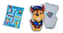 Psi patrol koc polarowy 130x170 dziecięcy + poduszka kształtka Chase
