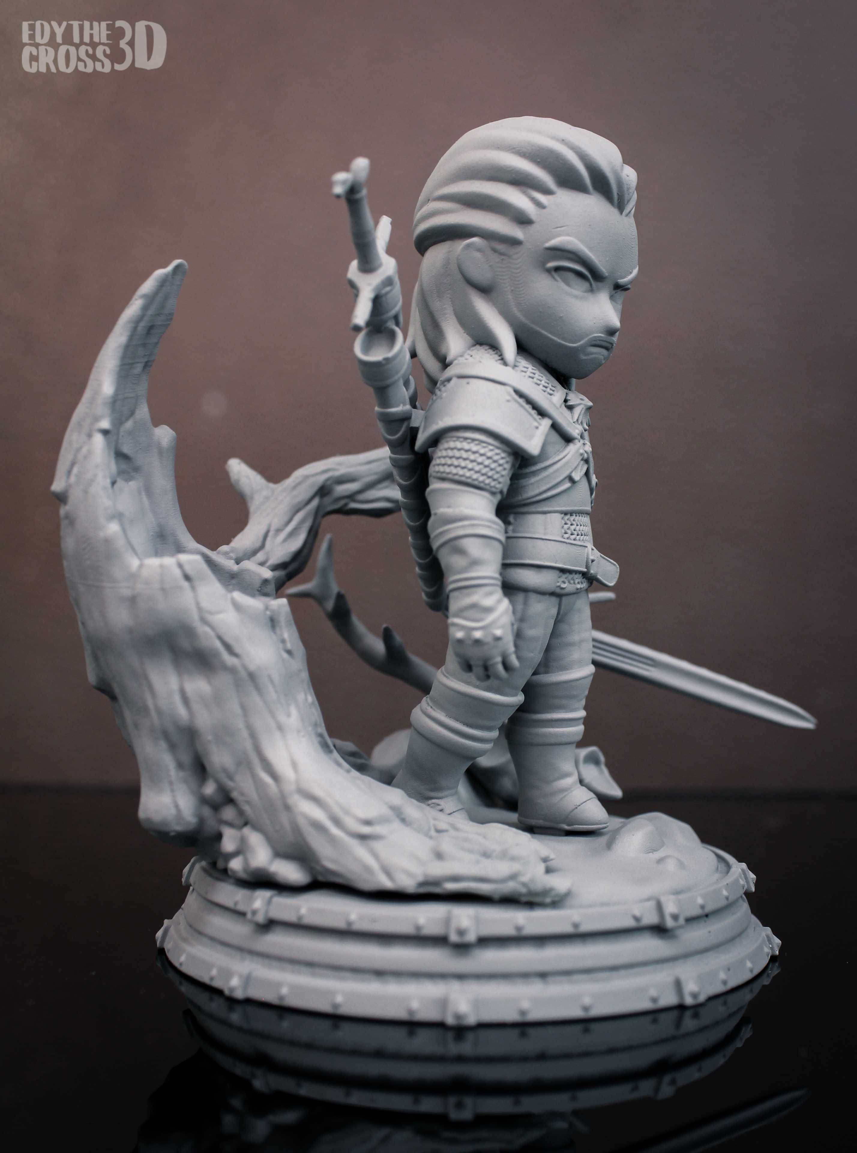 Mini figurka Geralta z Rivi Wiedźmin