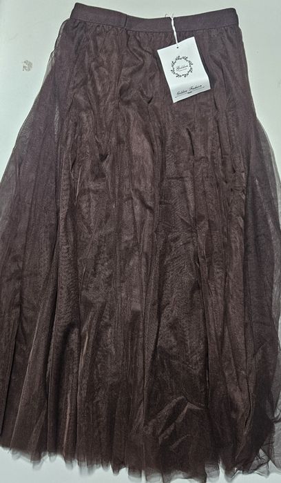 Спідниця колір шоколад фатин, one size від М до XL