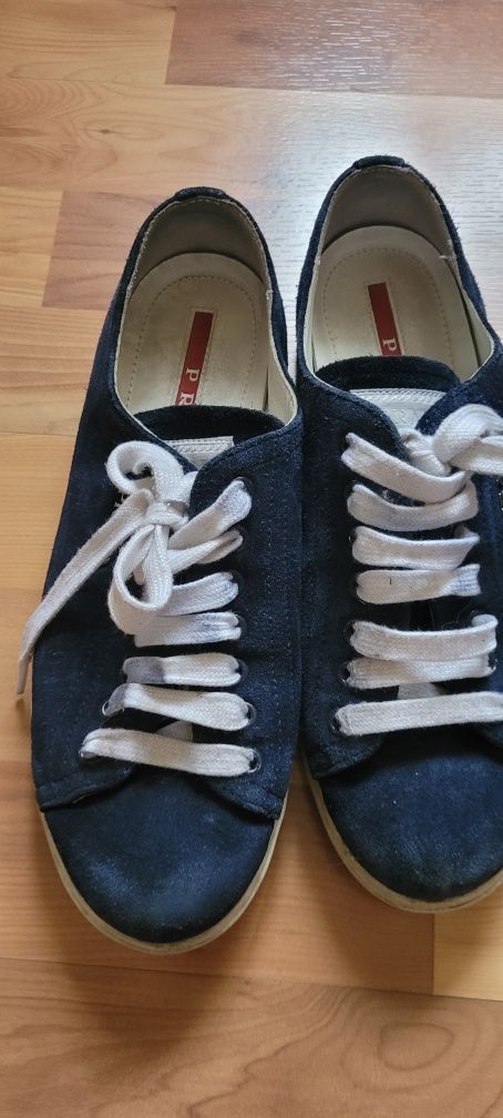 Trampki damskie Prada i sandały  Armani 37,5
