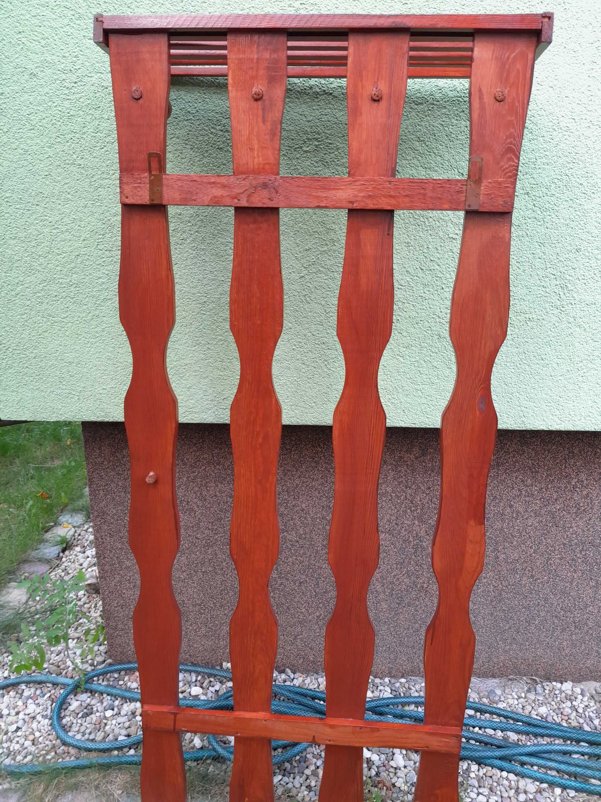 wieszak drewniany  odnowiony, wymiary!