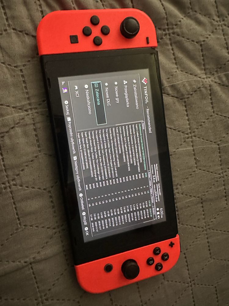 Nintendo Switch V1 V2 Chip Przeróbka Modyfikacja CFW