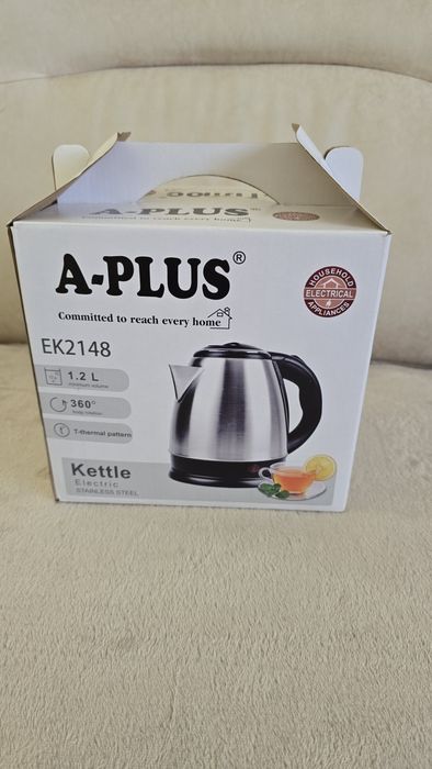 Електричний чайник A-PLUS, об'єм 1.2 л