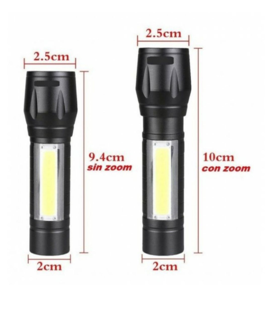 Ліхтар акумуляторний BL-511 з боковою підсвіткою дуже яскравий Police