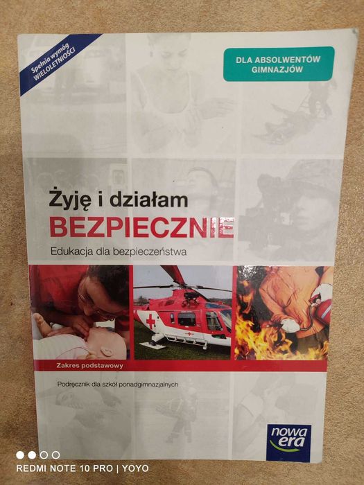 Żyję i działam bezpiecznie, Edukacja dla bezpieczeństwa, klasa 1