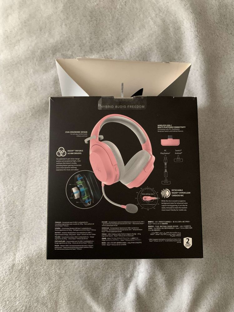 Słuchawki bezprzewodowe nauszne Razer Barracuda x
