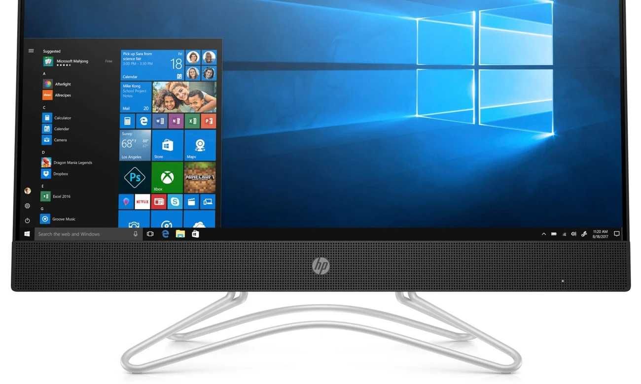 HP 24 AiO A9-9425/4GB/0,5TB/Win10 IPS Black