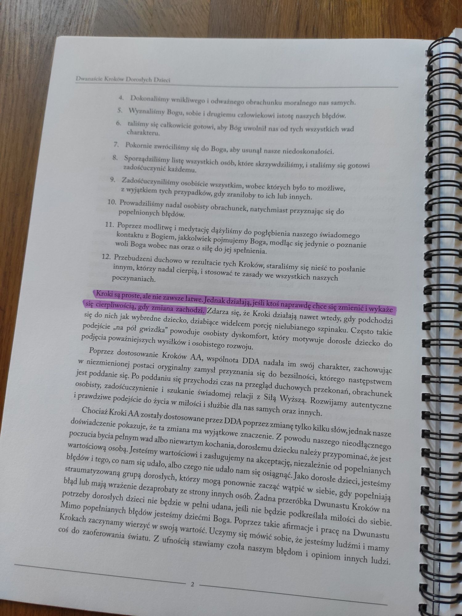 Dwanaście Kroków Dorosłych Dzieci - podręcznik do pracy DDA/DDD