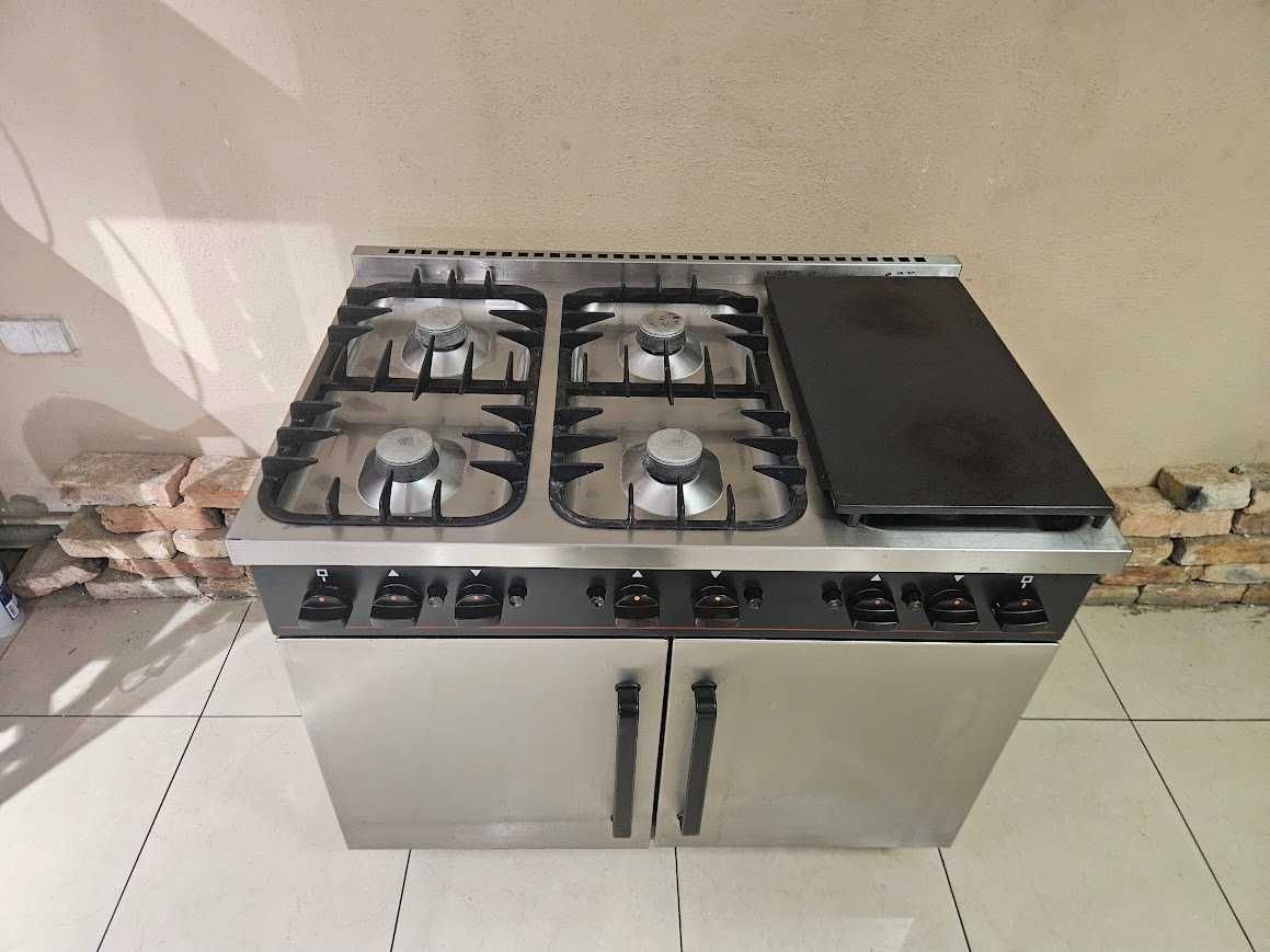Kuchnia gastronomiczna ATAG – 6 palników, grill, 2 piekarniki