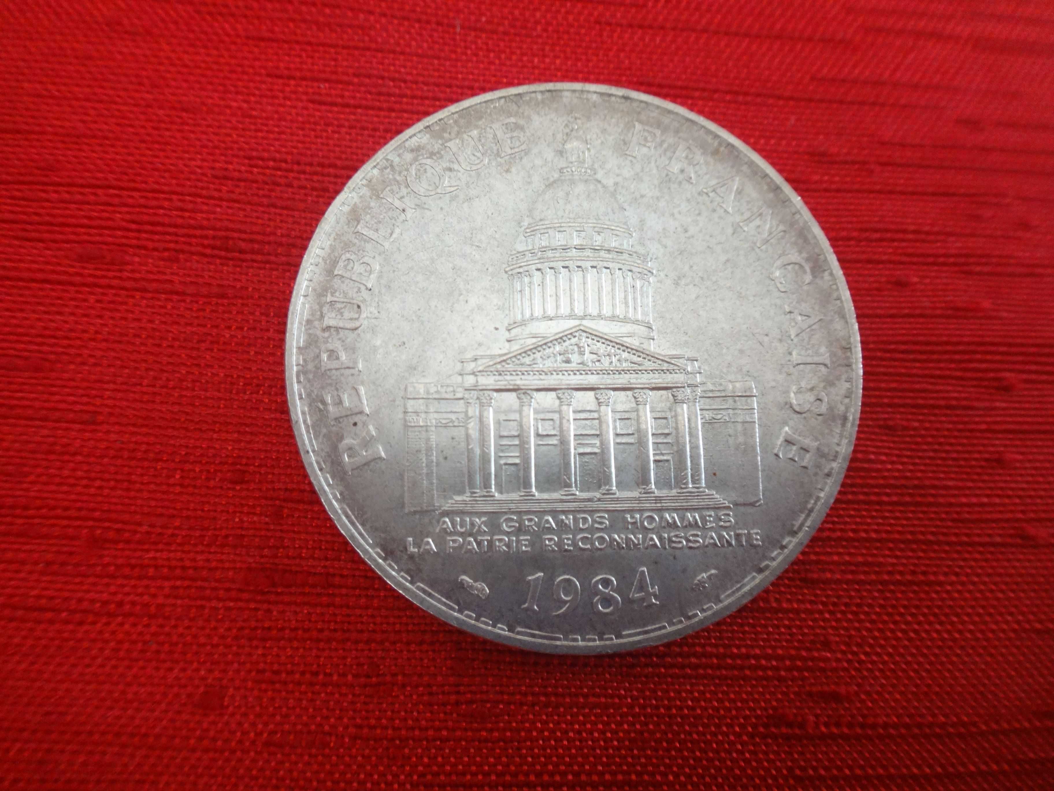 Srebrna moneta 100 Franków 1984
