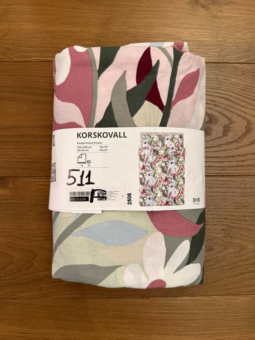 Śliczna pościel Ikea Korskovall - nowa