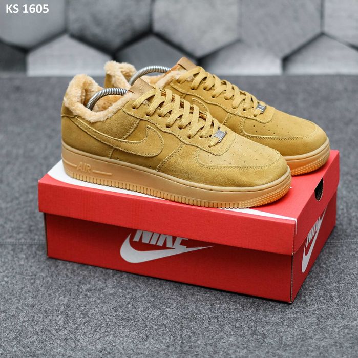 Кросівки Nike Air Force 1 07 Mid LV8 Sandy ЗИМА. Арт: KS 1605