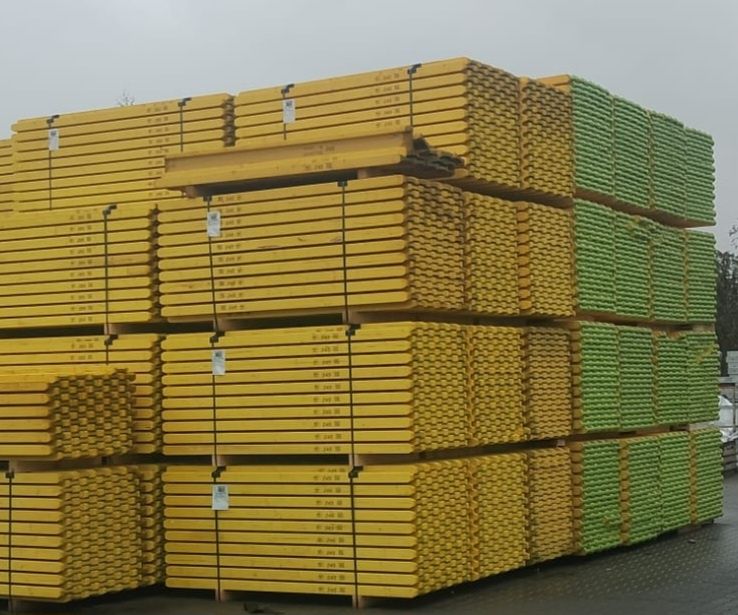 Dźwigar H20 Legary Doki Szalunki sklejka stemple budowlane