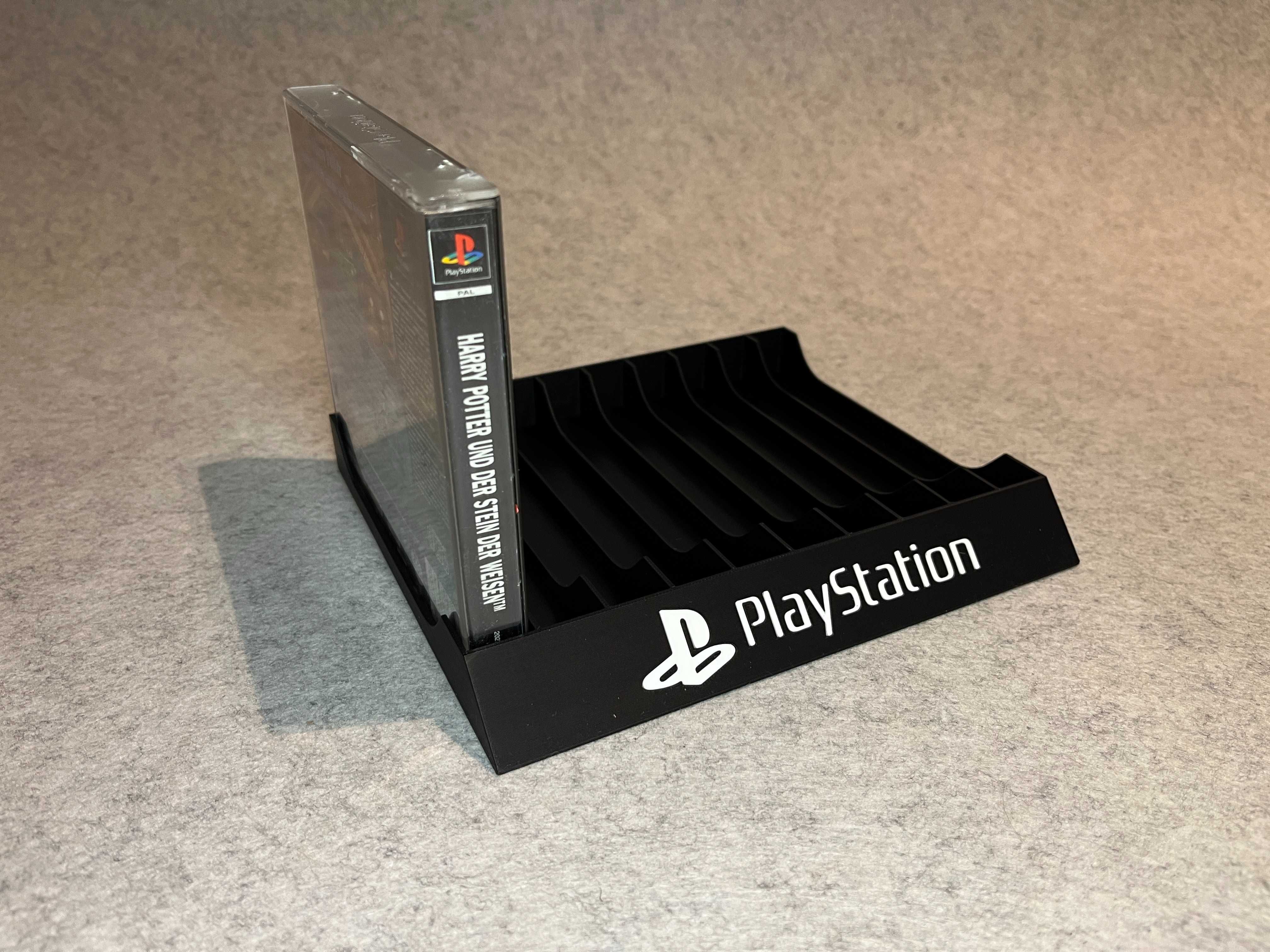 Stojak podstawka na 10 gier PlayStation 1 (PSone, PSX)