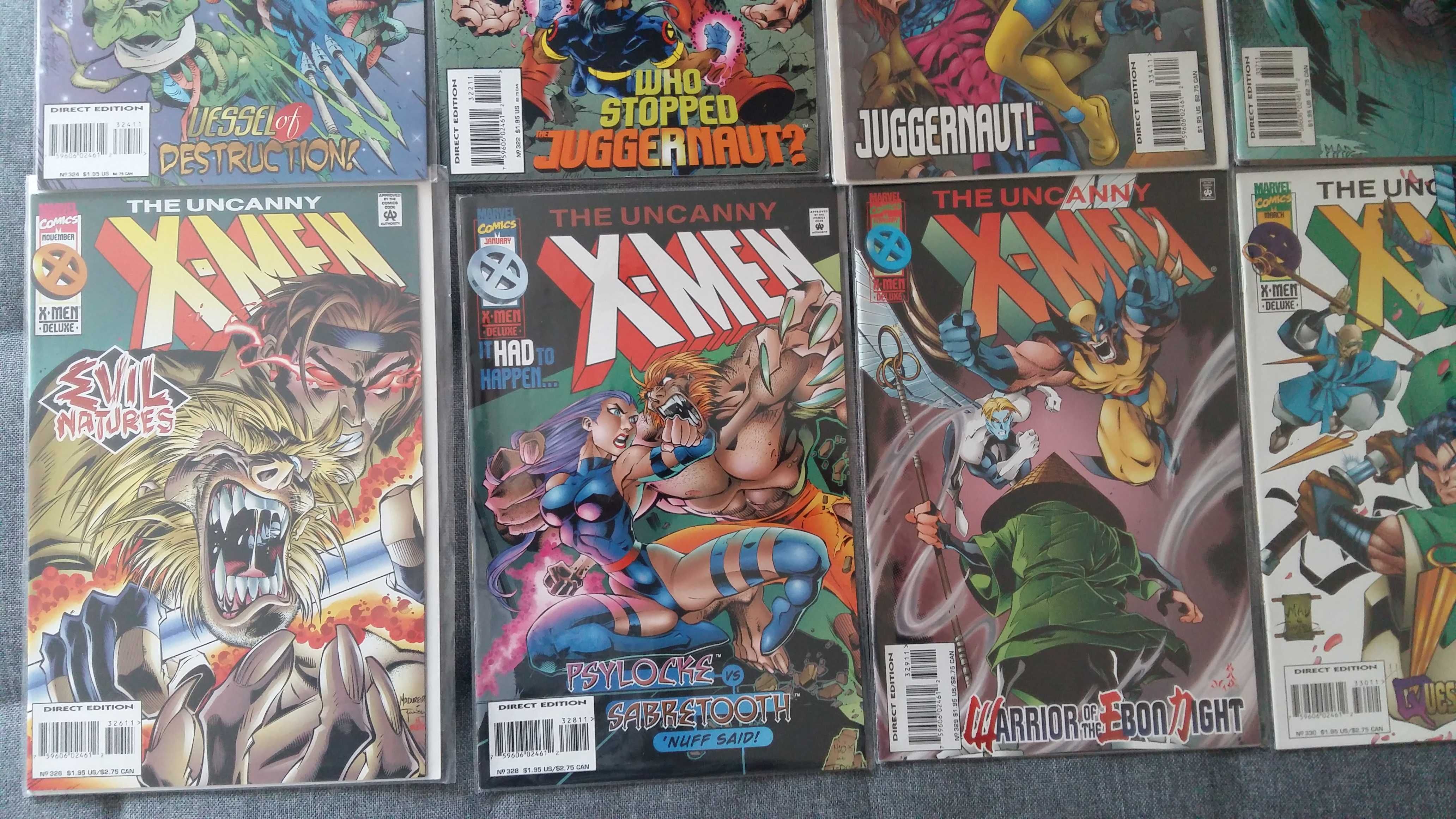 Komiksy ,,X-MEN,, .Zestaw 12 komiksow .Polecam.