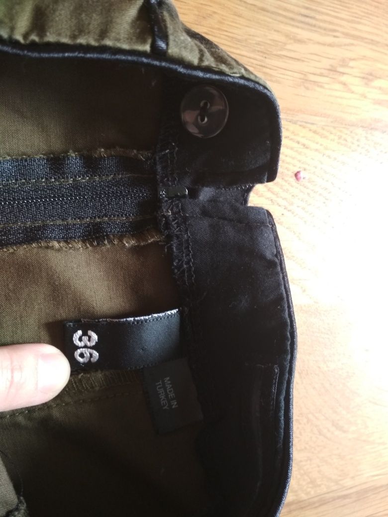 Krótka sukienka tygrysie paski khaki mini sexy
