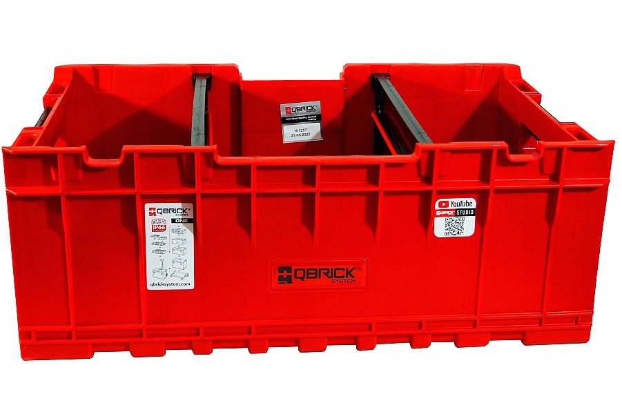 Skrzynka Z Przegrodami Qbrick System One Box Red #