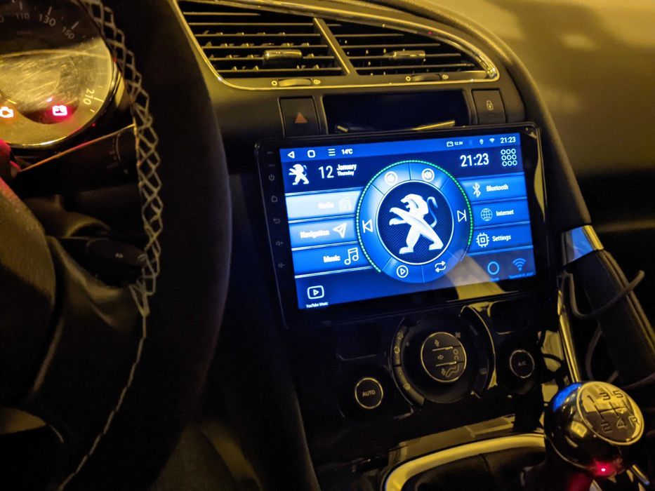 Radio 2din Android PEUGEOT 3008, 5008 gps wifi bluetooth PROM