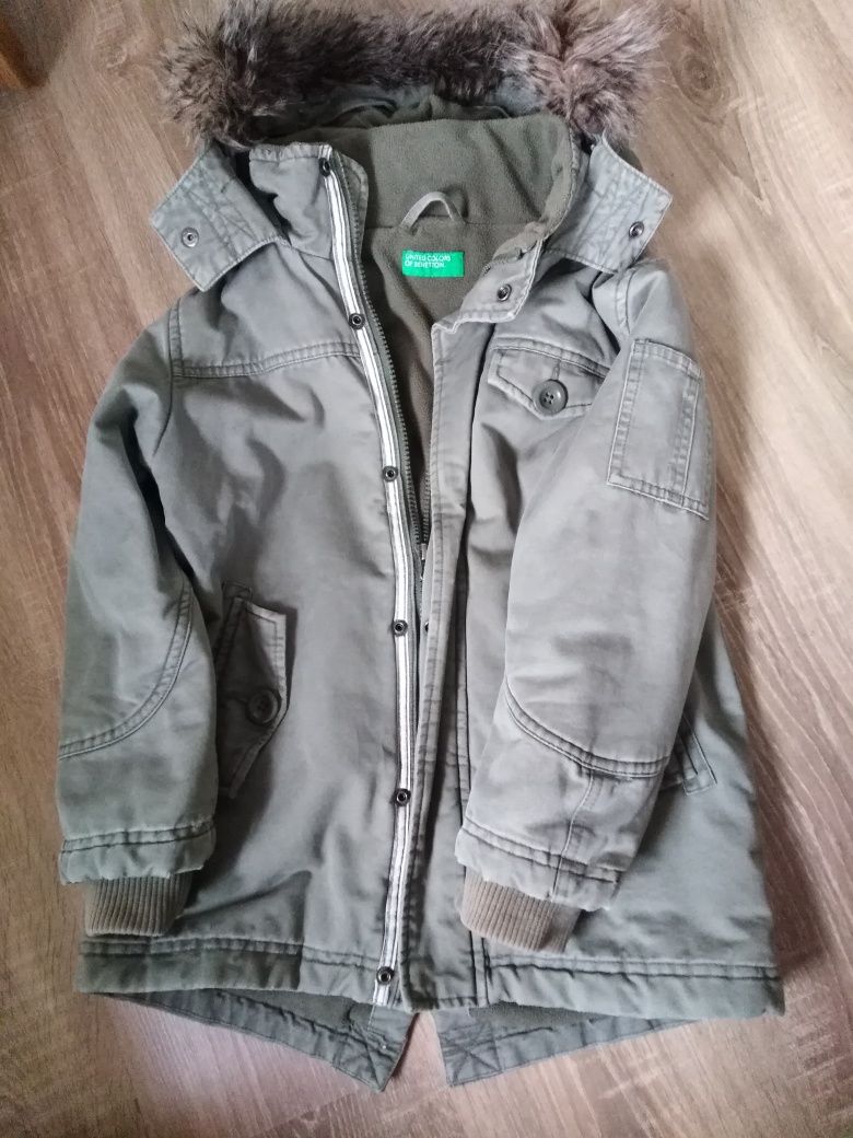 Parka Benetton khaki