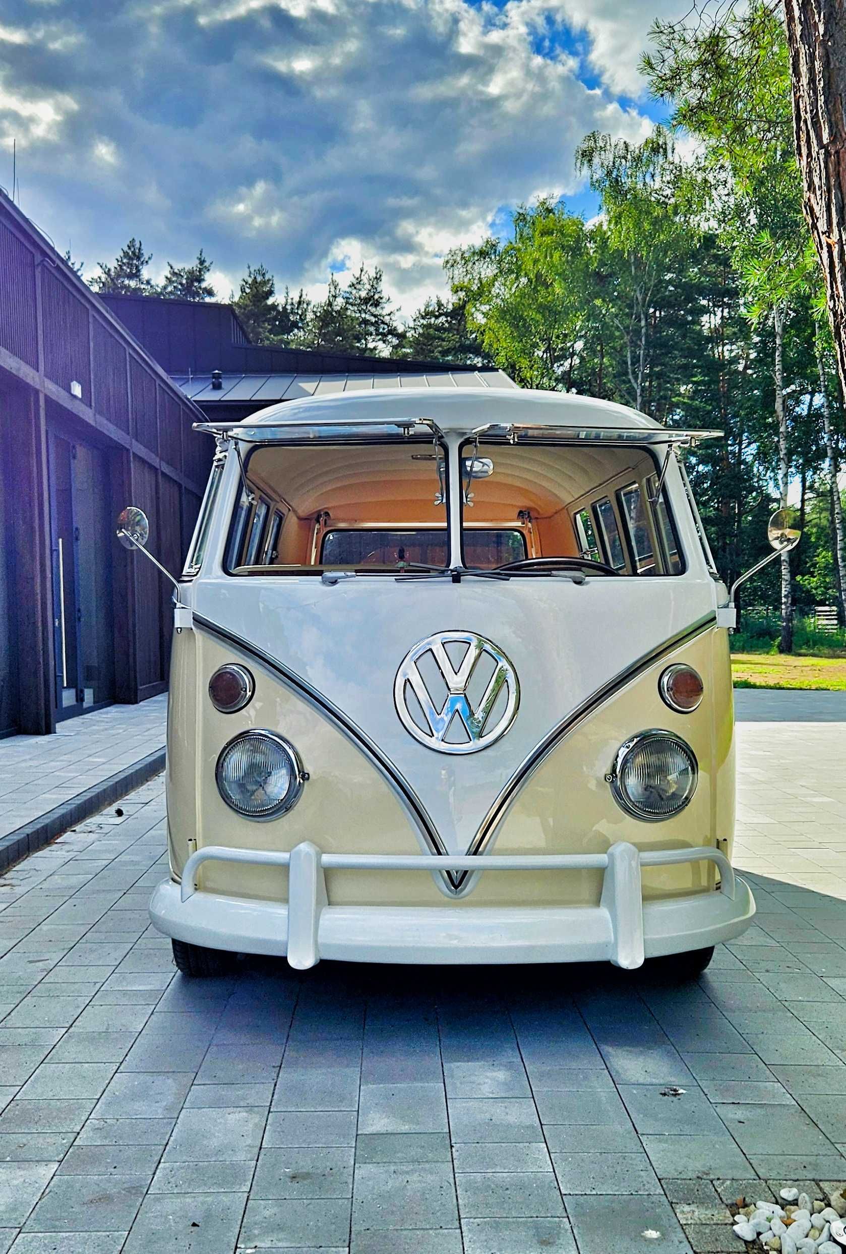 VW T1 Bulik Ogórek bus auto do ślubu klasyk na wesele reklama boho