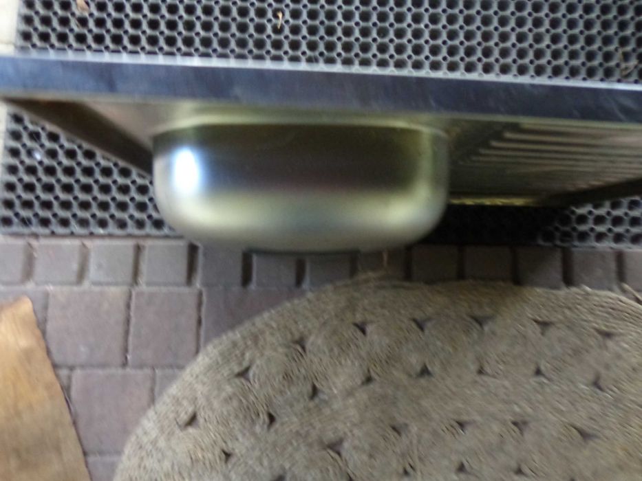 Zlewozmywak stalowy jednokomorowy nieużywany