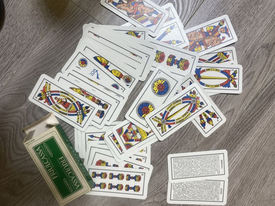 Ігральні карти Італійськи для ігри Briscola Scopa