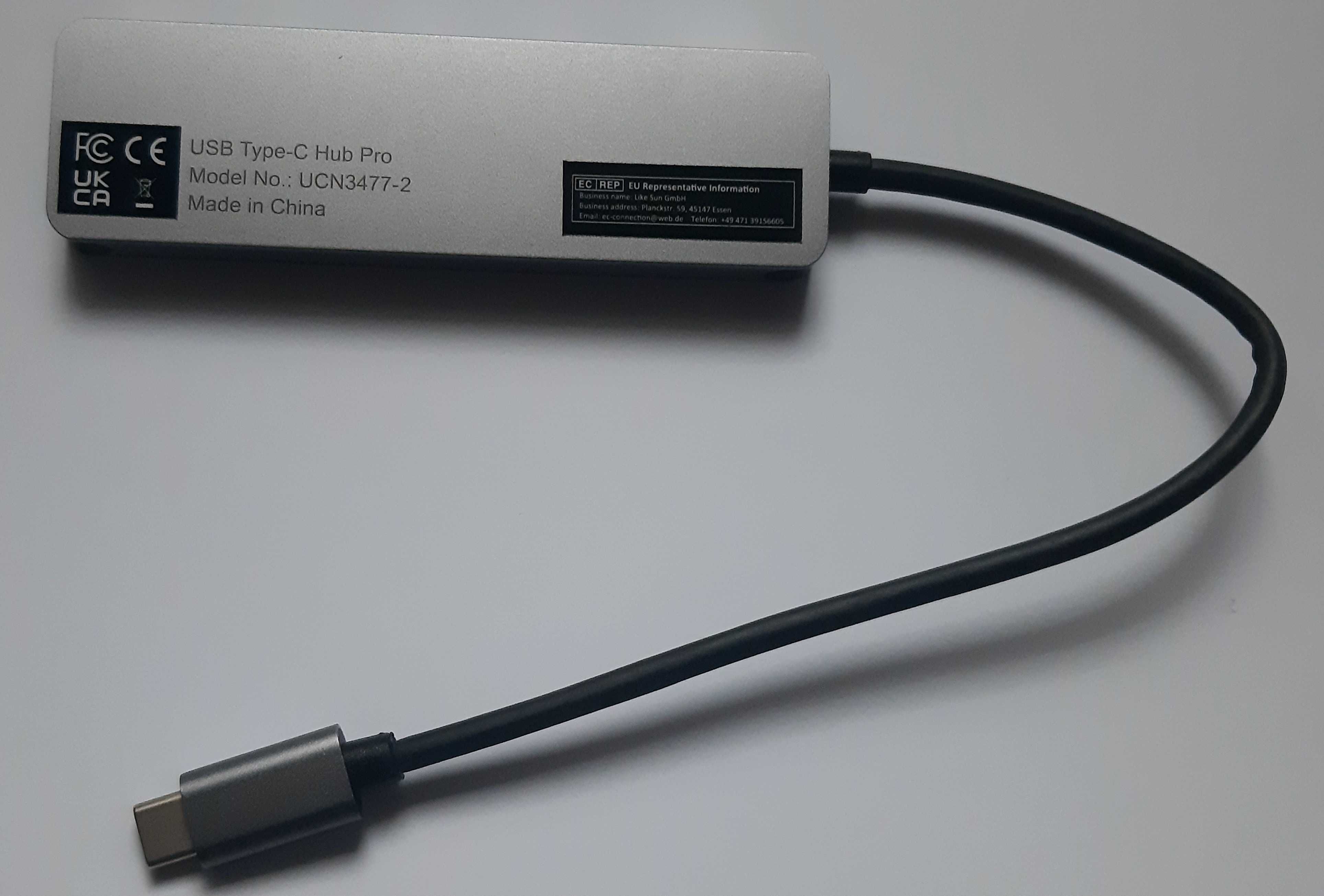 HUB 4X USB 3.0 (pasywny) FlePow UCN3477-2