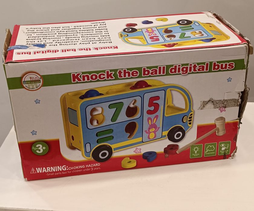 Іграшка сортер автобус дерев'яна іграшка