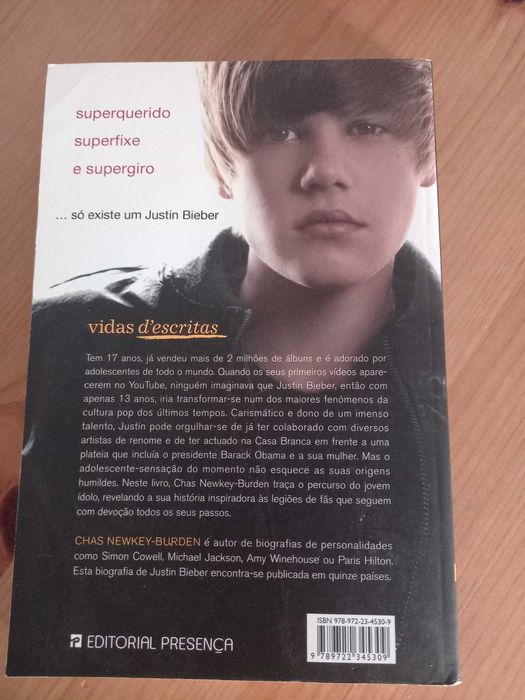 Livro Justin Bieber