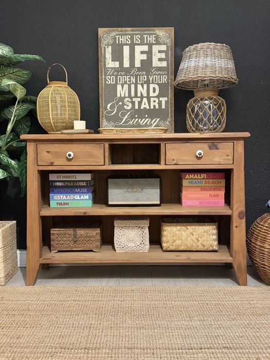 aparador, consola, armario, estante, prateleiras, mexicano, rustico