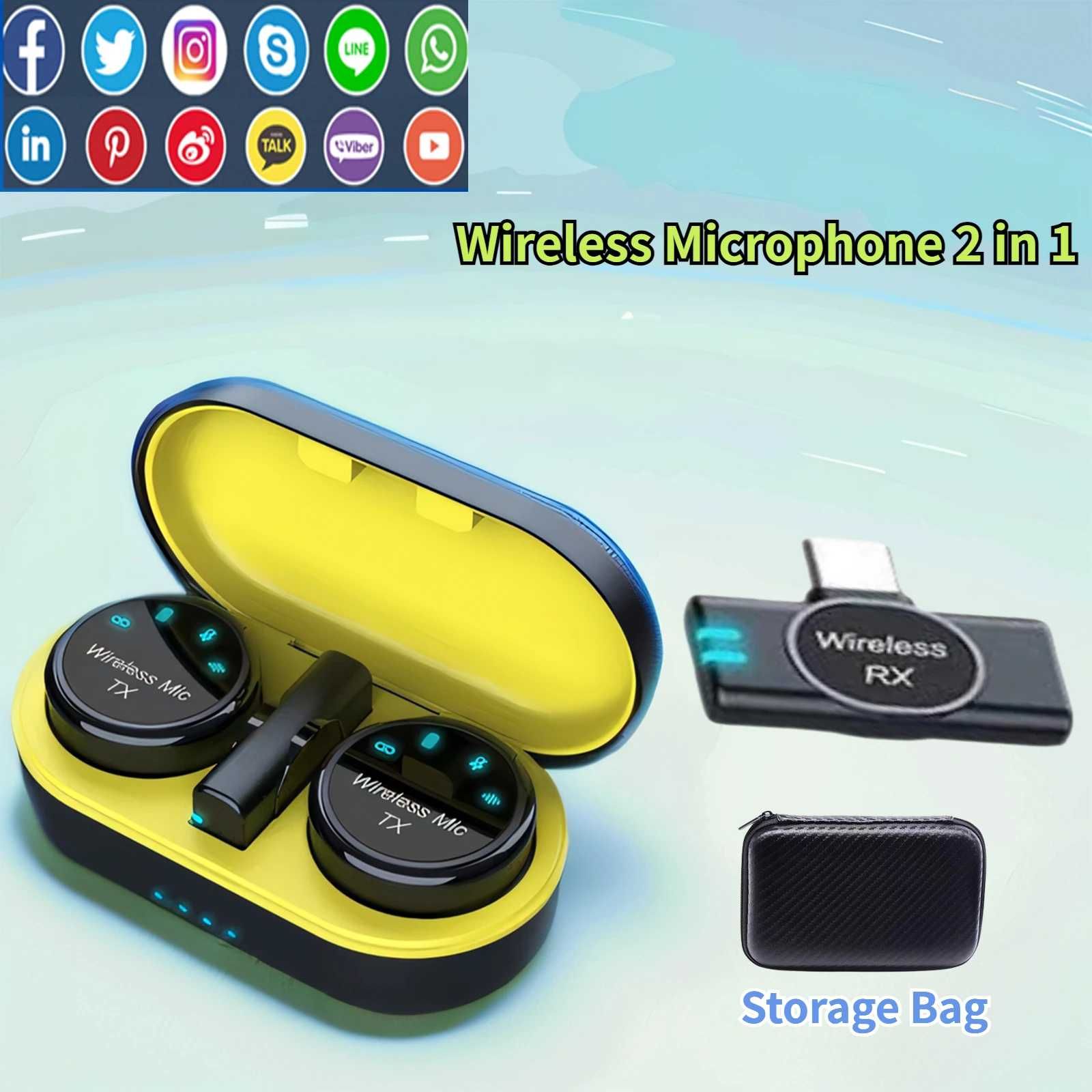 Bezprzewodowy mikrofon etui z funkcją ładowania JOCEEY-S3 Iphone